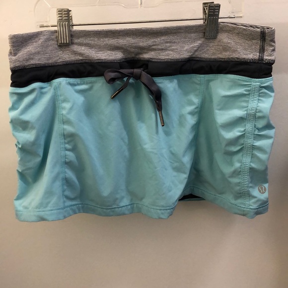 lululemon athletica Dresses & Skirts - Lululemon blue and gray skirt, sz 6, 70427 lululemon athletica Dresses & Skirts - Lululemon blue and gray skirt, sz 6, 70427
